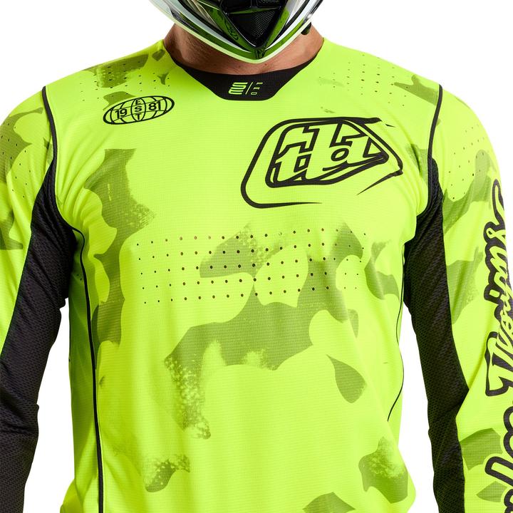 Image du produit Troy Lee Designs SE Pro Jersey, Blotted, flo yellow, XL (XL)