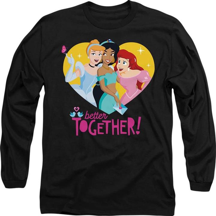 Disney Princess Better Together TShirt Valentinstag (L)