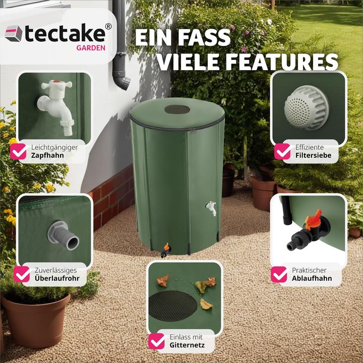 Produktbild tectake Regenwassertank (380 l)