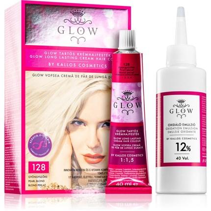 Produktbild Kallos Glow Permanent Haarfarbe 128 Perlblond