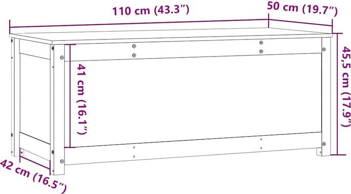 Produktbild VidaXL Truhe