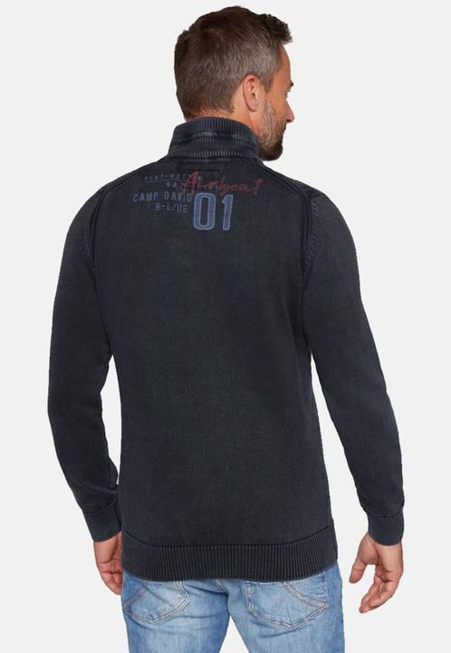 Produktbild Camp David Pullover Strickpullover Troyer (M)