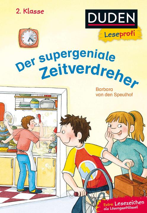Actual product image Duden Leseprofi – Der supergeniale Zeitverdreher, 2. Klasse (German, Sandra Reckers, Barbara van den Speulhof, 2019)