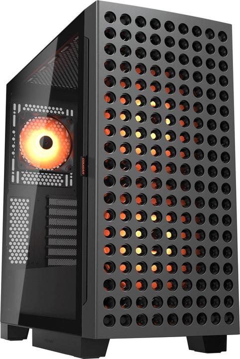 Image du produit Cougar Gehäuse Midi-Tower, Airface ECO, ARGB, Schwarz (ATX, Mini-ITX, mATX, SSI CEB)