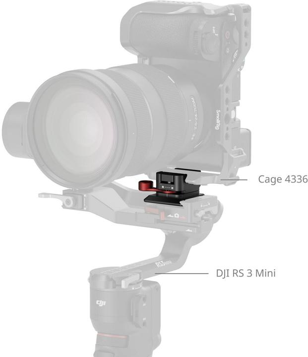 Immagine prodotto SmallRig Morsetto NATO per piastra a sgancio rapido Arca-Swiss MD4857