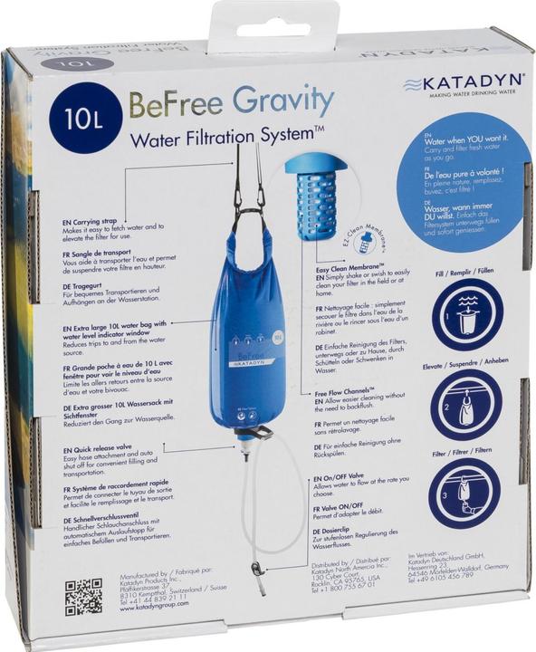 Productafbeelding Katadyn BeFree Zwaartekracht