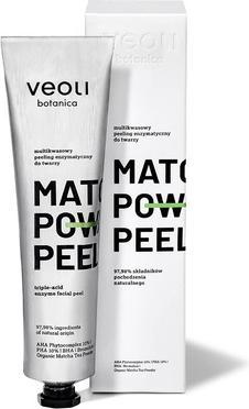 Veoli Botanica Focus Matcha Power Peel multi-acid enzymatic facial scrub 75ml (Peeling, 75 ml)