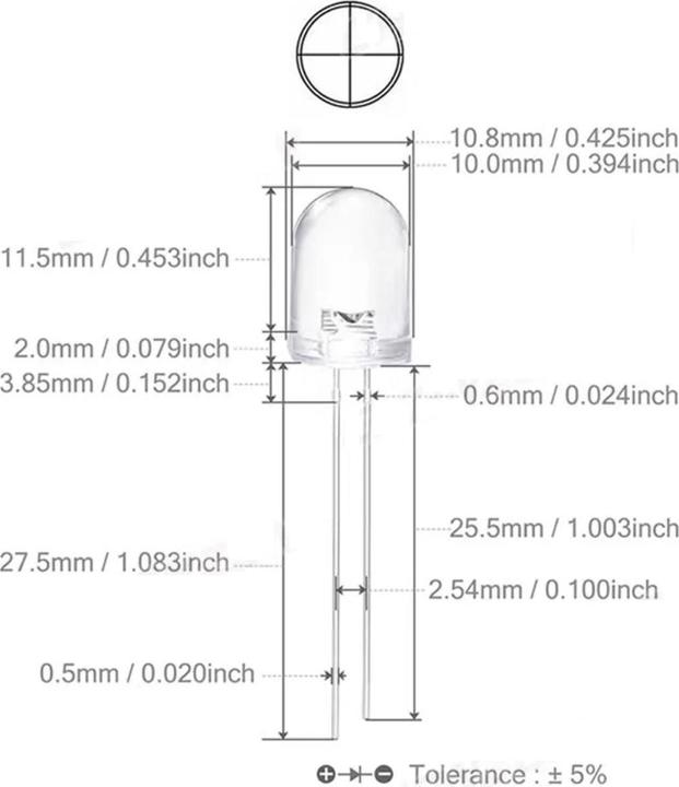 Produktbild Purecrea LED Grün 10mm