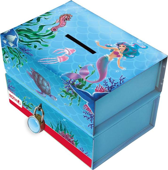 Actual product image Magni Money Box 2 Boxes 2 Compartments Mermaid
