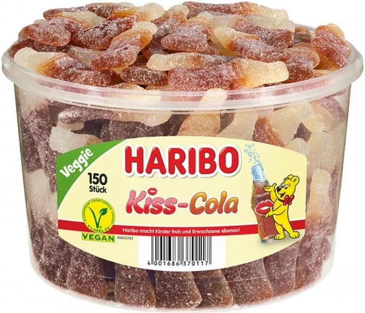 Produktbild Haribo Veggie Kiss-Cola (150 Stk., 1350 g)