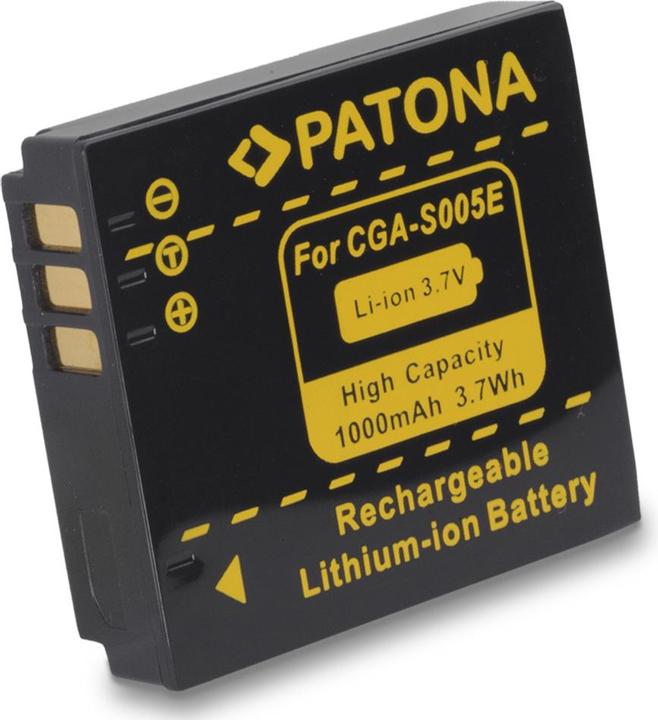 Produktbild Patona Akku f. Panasonic CGA-S005E (Kamera Akku)