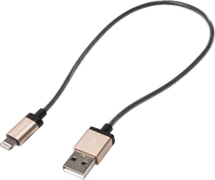 Actual product image Verbatim Lightning Cable - Champagne Gold - (0.30 m, USB 2.0)