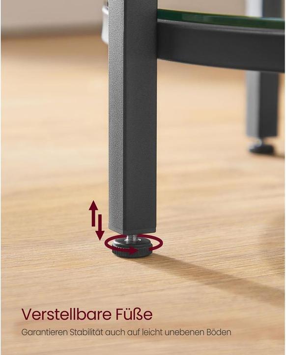 Actual product image Vasagle Side table wood white 45.0 x 45.0 x 55.0 cm (45 x 45 x 55 cm)