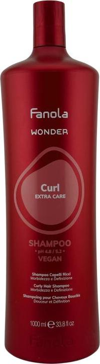 Produktbild Fanola Wonder Curl Extra Care Shampoo 1000 ml (1000 ml, Flüssiges Shampoo)