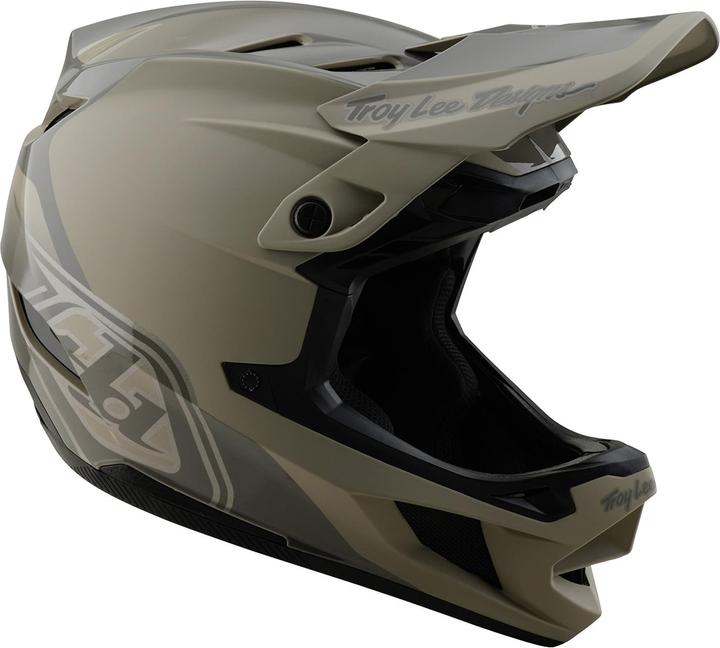 Troy Lee Designs D4 Polyacrylite MIPS Helm, Shadow, timber, S | 55-56cm