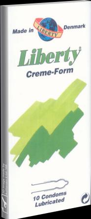 Actual product image World`s Best Worlds Best "Liberty Cream Form" 10 anatomically shaped condoms with lots of lubricant (10 pcs.)