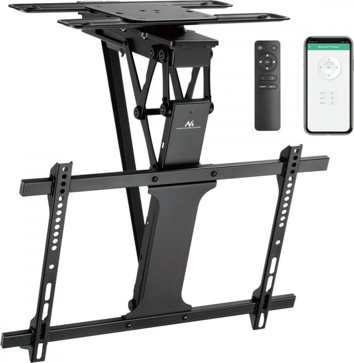 Immagine prodotto Maclean electric ceiling TV mount TUYA support max VESA 600x400 90st swivel remote (Soffitto, 75", 35 kg)