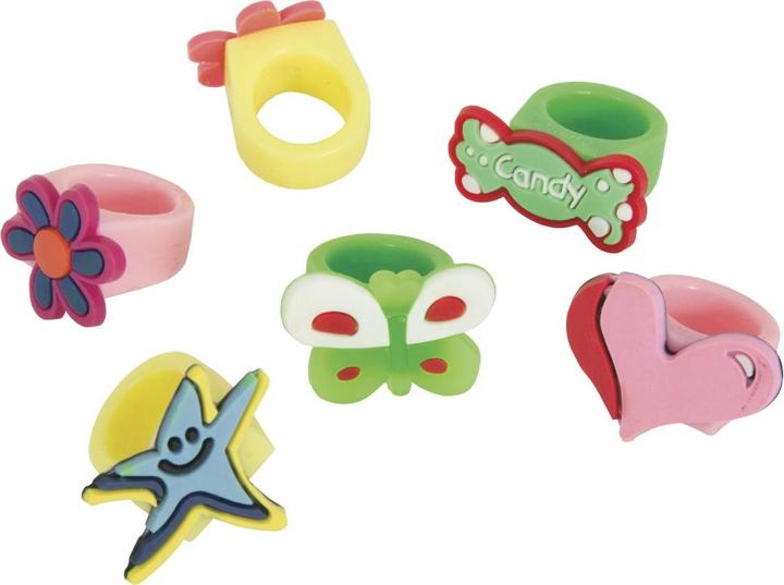 Image du produit Unique Anneaux en caoutchouc assortis (10 pièces)