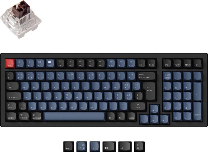 Actual product image Keychron K4 Pro (CH, Cable, Wireless)