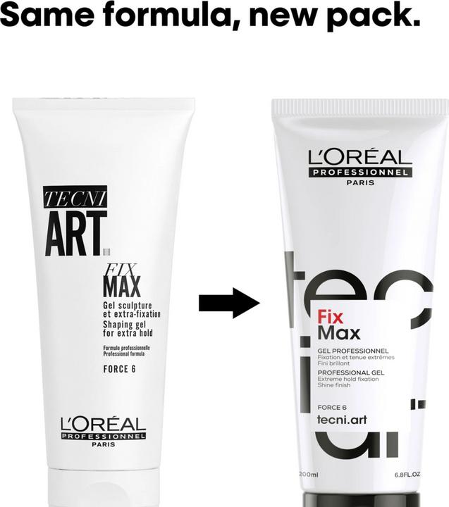 Actual product image L'Oréal Professionnel Fix Max (Hair gel, 200 ml)