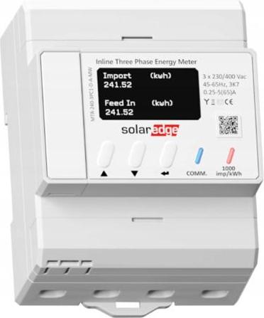 Produktbild Solaredge ENERGIEMESSGERÄT MIT UNTERSTÜTZUNG FÜR ENERGY NET 1PH / 3PH 230 / 400V, 65A KOMMUNIKATION
