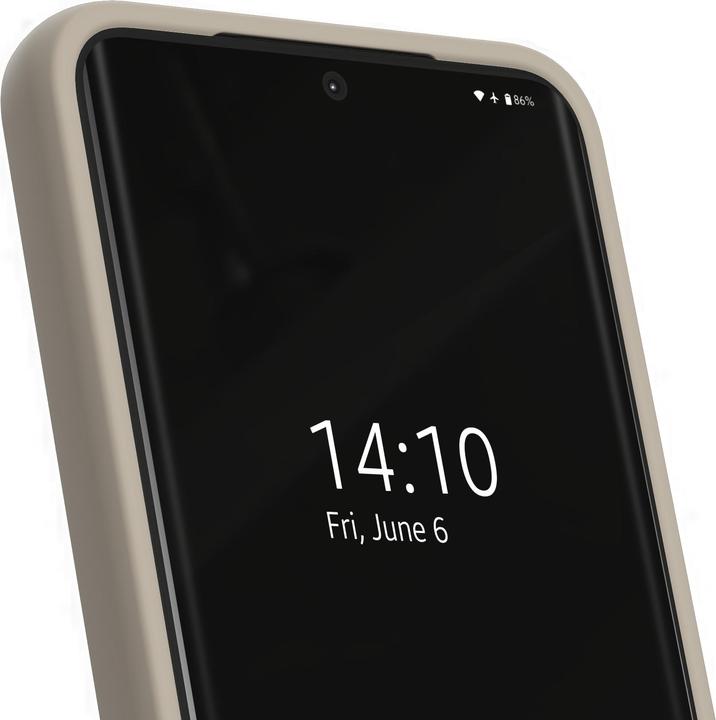 Actual product image iDeal Of Sweden Designer Magsafe Silicone-Cover Beige (Samsung Galaxy S25)