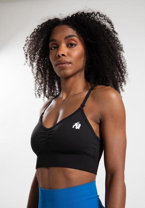 Actual product image Gorilla Wear Olivia Seamless Sports Bra - schwarz (XS)
