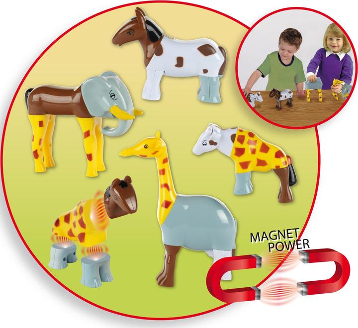 Image du produit Theo Klein Funny Puzzle Puzzle d'animaux magnétiques