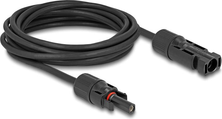 Produktbild Delock Anschlusskabel Stecker zu Buchse 4 mm², 5 m (Solarkabel)