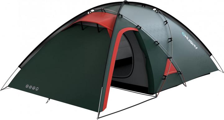 Husky Extreme Felen Lichtgewicht - Groen - 2 Persoons (Tunnelzelt, 4.70 kg, 3 Personen)