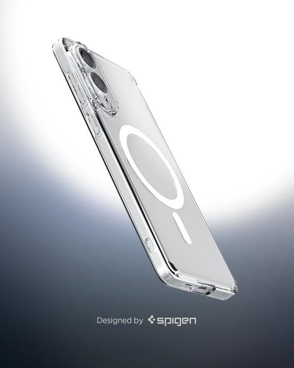 Actual product image Spigen - Ultra Hybrid MagSafe - Samsung Galaxy S25 Edge - Clear / White (Samsung Galaxy S25 Edge)