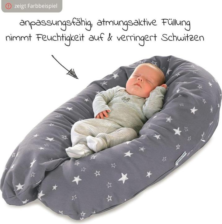 Produktbild Theraline Stillkissen "Das Original" mit Dinkel Füllung inkl. Bezug 190 cm (190 cm)