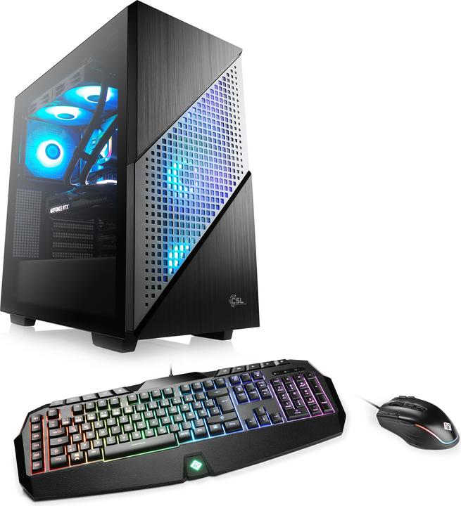 Image du produit CSL Gaming PC M10110H (AMD Ryzen 7 7800X3D, 16 Go, 1000 Go, GeForce RTX 4070)
