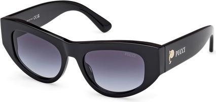Actual product image Emilio Pucci Pucci EP0228 Shiny Black Women's Sunglasses 52/18/140