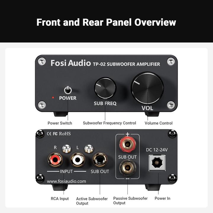 Produktbild Fosi Audio TP-02 (Verstärker)