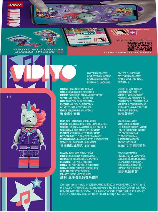 Actual product image LEGO Unicorn DJ BeatBox (43106, LEGO Vidiyo)