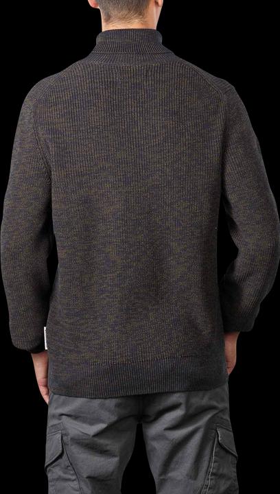 Produktbild Marc O'Polo Turtle Neck Pullover With Racking Dark Navy (L)