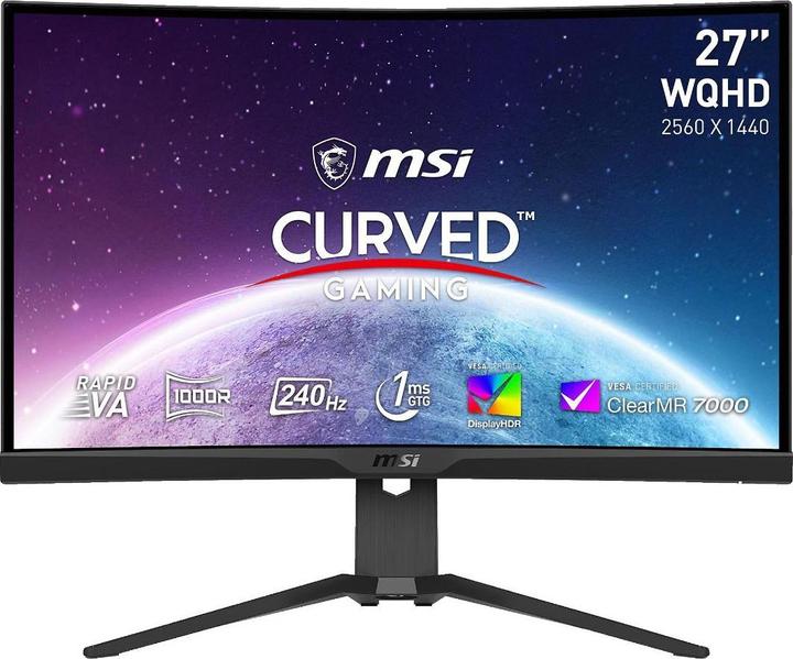Productafbeelding MSI MPG 275CQRXFDE (2560 x 1440 pixels, 27")