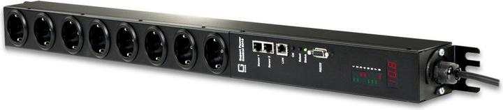 Produktbild Gude 83161 EPC 1 x 16A 8 Schutzkont. 2 Sensoranschlüsse SSL IPv6 SNMPv3