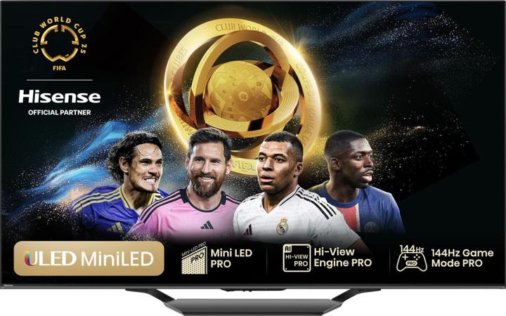 Image du produit Hisense TV 55U7NQ (55", U7N, Mini-LED, 4K, 2024)