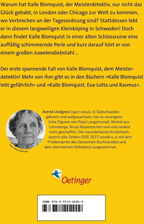 Produktbild Kalle Blomquist 1 Meisterdetektiv (Taschenbuch) (Deutsch, Astrid Lindgren, Jutta Bauer, 2022)