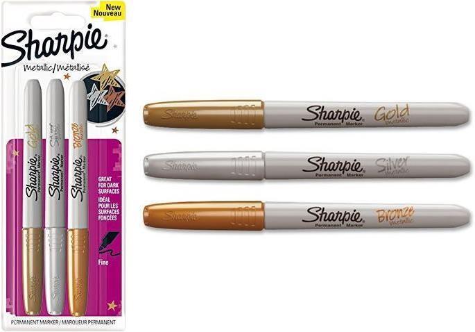 Image du produit Sharpie Feiner Permanentmarker (Argent, 1.40 mm, 3 x)