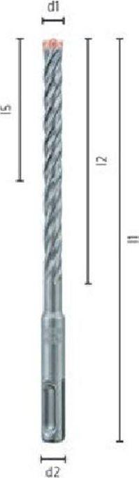 Actual product image Alpen Hammerbohrer Force (8 mm)
