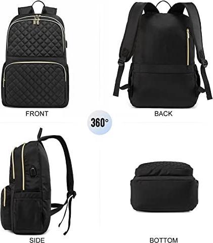 Image du produit Only-Bags.Store Sac à dos élégant pour l'école Grand sac à dos de jour Sac d'école étanche avec compartiment pour