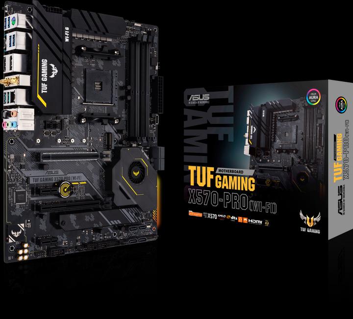 Actual product image ASUS TUF GAMING X570-PRO WI-FI (AM4, AMD X570, ATX)
