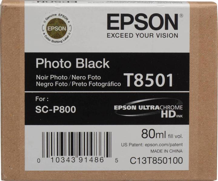 Image du produit Epson T8501 UltraChrome HD (PBK)
