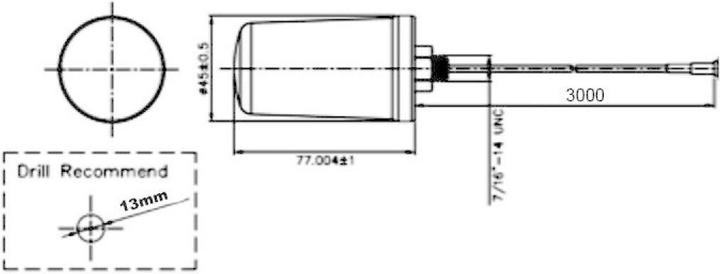 Produktbild Delock Outdoor WLAN Antenne, IP67, 3m Kabel (WLAN)