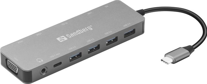 Image du produit Sandberg 13-in-1 Travel Dock (USB-C, 1 Ports)
