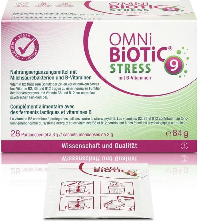Actual product image Omni Biotic Stress sachet (28x3g) (1 Piece, Powder, 135 g)