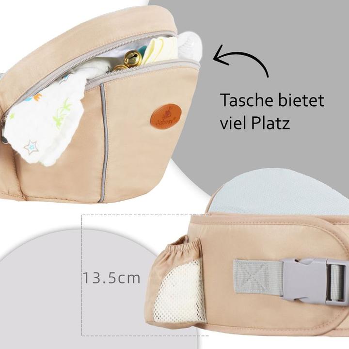 Produktbild Hermex Taillen Hocker Babytragehilfe Baby Carrier Hüftsitz Tragesitz